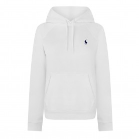 Суичър Polo Ralph Lauren Pony Fleece Hoodie - WHITE суичър,дамски,ежедневни,облекла,polo,ralph,lauren,pony,fleece,hoodie,white
