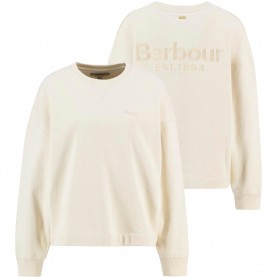 Дамска блуза Barbour Womens Rosie Sweatshirt - Ecru дамска,блуза,дамски,ежедневни,облекла,barbour,womens,rosie,sweatshirt,ecru