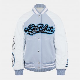 яке,дамски,якета,и,палта,off,white,women's,structured,varsity,jacket,blue,white