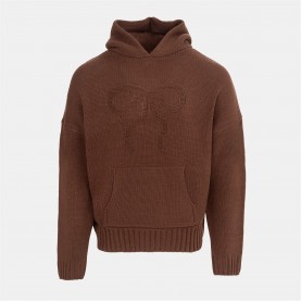 дамски,горнища,с,качулка,дамски,плетени,дрехи,дамски,облекла,размер,miso,bow,knit,hood,ld54,brown