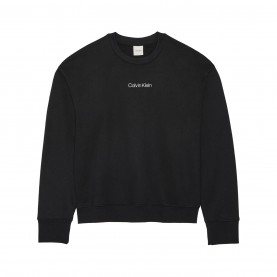 блуза,дамски,горнища,с,качулка,дамски,ежедневни,облекла,calvin,klein,women's,crew,sweatshirt,black