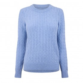 пуловер,дамски,плетени,дрехи,дамски,облекла,размер,jack,wills,tinsbury,merino,wool,blend,cable,knitted,jumper,soft,blue