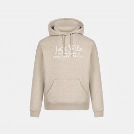 Суичър Jack Wills Hunston Graphic Logo Hoodie - Oatmeal суичър,дамски,горнища,с,качулка,jack,wills,hunston,graphic,logo,hoodie,oatmeal