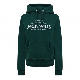 суичър,промоция,на,зимни,облекла,дамски,горнища,с,качулка,jack,wills,hunston,graphic,logo,hoodie,dark,green