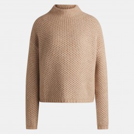 дамска,плетена,блуза,дамски,топове,hugo,women,s,safineynny,fitted,crew,neck,knitted,top,open,beige