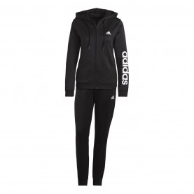 Анцуг Adidas Women's Fleece Tracksuit - Black/White анцуг,промоция,на,зимни,облекла,всички,коледни,подаръци,разпродажба,adidas,дамски,екипи,adidas,women's,fleece,tracksuit,black,white