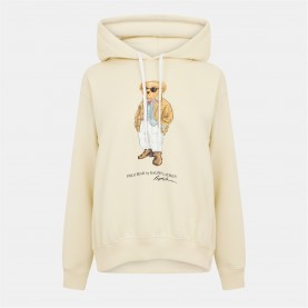 Суичър POLO RALPH LAUREN Women's Bear Pull Over Hoodie - PARCHMENT CREAM суичър,дамски,горнища,с,качулка,дамски,ежедневни,облекла,polo,ralph,lauren,women's,bear,pull,over,hoodie,parchment,cream