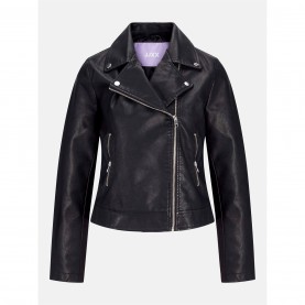 Дамско яке JJXX Faux Leather Biker Jacket Ladies - Black дамско,яке,дамски,жилетки,jjxx,faux,leather,biker,jacket,ladies,black