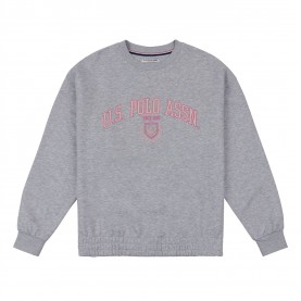 блуза,дамски,блузи,дамски,облекла,размер,us,polo,assn,logo,sweatshirt,pearl,grey,marl