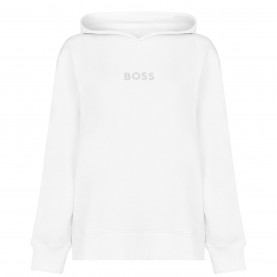 суичър,дамски,горнища,с,качулка,дамски,ежедневни,облекла,boss,women's,over,the,head,hoodie,white,100
