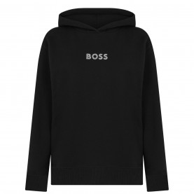 суичър,дамски,блузи,boss,diamante,logo,oth,hoodie,black,001