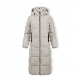 Яке Minoti Women long quilted winter jacket with drawstring hood and zippers cream - Off White яке,дамски,жилетки,minoti,women,long,quilted,winter,jacket,with,drawstring,hood,and,zippers,cream,off,white