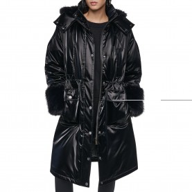 дамски,якета,и,палта,dkny,faux,fur,lngjkt,ld64,black