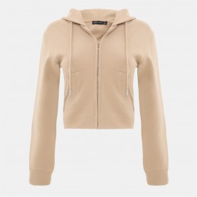 Суичър I Saw It First Zip Through Hoodie - Taupe суичър,промоция,на,зимни,облекла,дамски,горнища,с,качулка,дамски,облекла,размер,i,saw,it,first,zip,through,hoodie,taupe