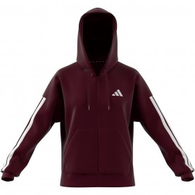 дамски,суичър,дамски,горнища,с,качулка,adidas,essentials,3,stripe,zip,track,hoodie,womens,ruby
