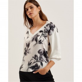пуловер,дамски,плетени,дрехи,дамски,топове,ted,baker,ted,joiee,jumper,ld44,ivory