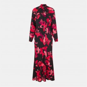 рокля,дамски,поли,и,рокли,french,connection,women's,chiara,tea,dress,blackout,multi