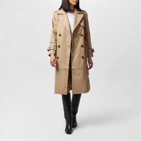 дамски,якета,и,палта,french,connection,women's,coco,twill,trench,coat,autumn,camel