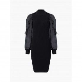 рокля,дамски,поли,и,рокли,дамски,плетени,дрехи,french,connection,women's,krista,knitted,jumper,dress,blackout