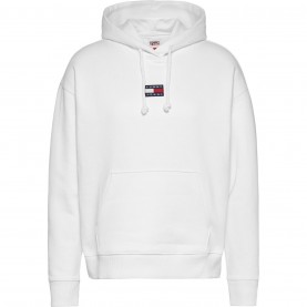 суичър,дамски,горнища,с,качулка,дамски,ежедневни,облекла,tommy,jeans,centre,badge,hoodie,white,ybr