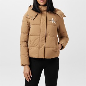 яке,дамски,якета,и,палта,calvin,klein,jeans,essential,padded,jacket,timeless,camel
