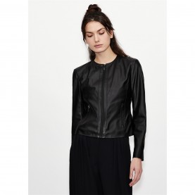 яке,дамски,якета,и,палта,armani,exchange,faux,leather,jacket,black,1200