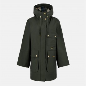 дамски,якета,и,палта,barbour,women's,arla,waterproof,hooded,long,sleeve,rain,anorak,dusky,khaki