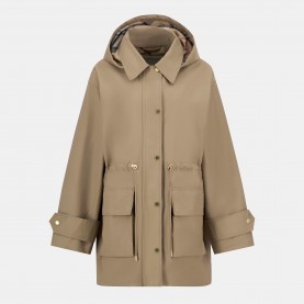 Barbour Womens Fallyn Showerproof Rain Anorak - Brown/Tartan дамски,якета,и,палта,barbour,women,s,fallyn,showerproof,rain,anorak,brown,tartan