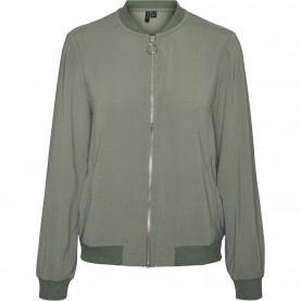 Дамско яке Vero Moda Womens Coco Lightweight Zip-Through Bomber Jacket - Laurel Wreath дамско,яке,дамски,жилетки,vero,moda,women,s,coco,lightweight,zip,through,bomber,jacket,laurel,wreath