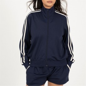 дамско,яке,дамски,облекла,размер,brave,soul,bs,womens,track,jacket,with,side,stripe,detail,navy,cream