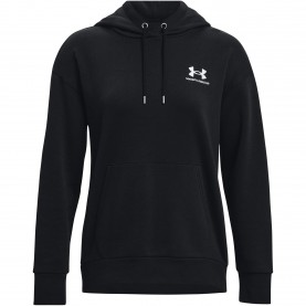 Дамски суичър Under Armour Under Essential Hoodie Womens - Black дамски,суичър,дамски,горнища,с,качулка,under,armour,under,essential,hoodie,womens,black