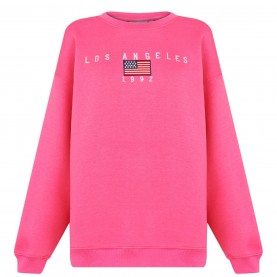 блуза,дамски,пижами,дамски,блузи,daisy,street,la,sweatshirt,bright,pink