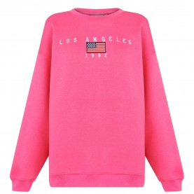 блуза,дамски,пижами,дамски,блузи,daisy,street,la,sweatshirt,bright,pink