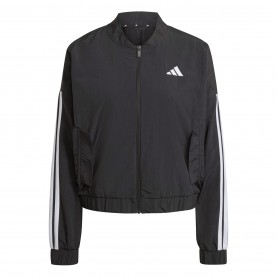 дамско,яке,разпродажба,adidas,adidas,3,stripe,woven,bomber,jacket,womens,black,white