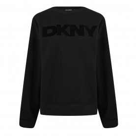 дамски,горнища,с,качулка,дамски,ежедневни,облекла,dkny,vlvt,logo,crew,ld00,black