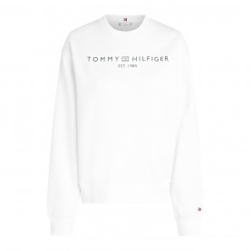 блуза,дамски,горнища,с,качулка,дамски,ежедневни,облекла,tommy,hilfiger,pullover,sweatshirt,th,optic,white