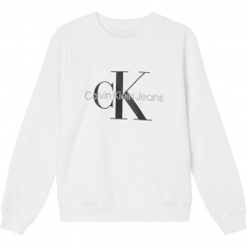 блуза,дамски,пижами,дамски,блузи,calvin,klein,jeans,sweatshirt,bright,white