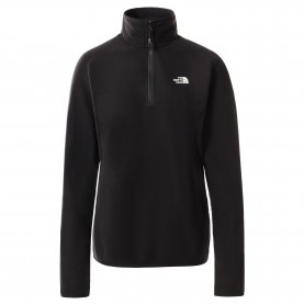 The North Face 100 Glacier 1/4 Zip Fleece Womens - TNF Black дамски,полари,the,north,face,100,glacier,1,4,zip,fleece,womens,tnf,black