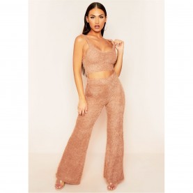 панталони,missy,empire,knit,wide,leg,trousers,tan