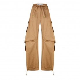 панталони,дамски,чорапогащи,и,клинове,off,white,gabardine,cargo,trousers,camel