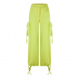 Анцуг OFF WHITE Women's Laundry Cargo High Waisted Elasticated Cuffs Joggers - Yellow Fluo анцуг,дамски,чорапогащи,и,клинове,дамски,анцузи,дамски,ежедневни,облекла,дамски,екипи,off,white,women's,laundry,cargo,high,waisted,elasticated,cuffs,jogger