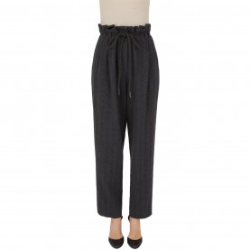 панталони,дамски,чорапогащи,и,клинове,emporio,armani,high,rise,trousers,grigio