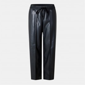 Vero Moda Women's Rose Faux Wide Leg Trouser - Obsidian vero,moda,women's,rose,faux,wide,leg,trouser,obsidian
