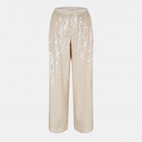 панталони,дамски,чорапогащи,и,клинове,boss,sequinned,straight,fit,trousers,open,orange