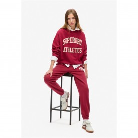 Анцуг Superdry Women's Closed Hem Fleece Joggers - Bordeaux Red анцуг,дамски,чорапогащи,и,клинове,дамски,анцузи,дамски,ежедневни,облекла,дамски,екипи,superdry,women's,closed,hem,fleece,joggers,bordeaux,red