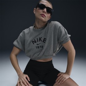 поларена,блуза,дамски,горнища,с,качулка,дамски,ежедневни,облекла,nike,sportswear,collection,fleece,top,carbon,heather