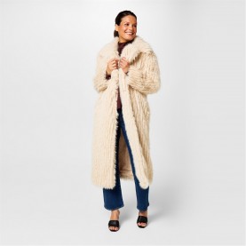дамски,якета,и,палта,biba,biba,clipped,longline,faux,fur,coat,cream