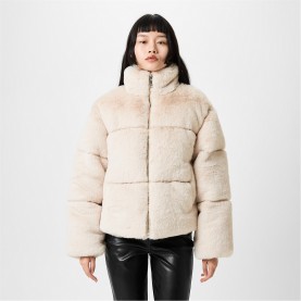 яке,дамски,жилетки,дамски,якета,и,палта,jack,wills,fur,puffer,jacket,ld44,beige