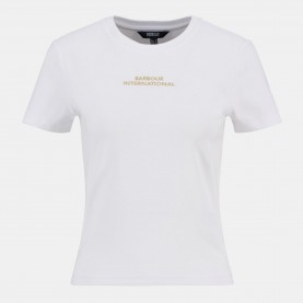 тениска,дамски,топове,barbour,international,estella,t,shirt,white