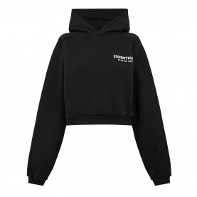 суичър,дамски,горнища,с,качулка,дамски,ежедневни,облекла,fear,of,god,essentials,back,logo,over,the,head,hoodie,black